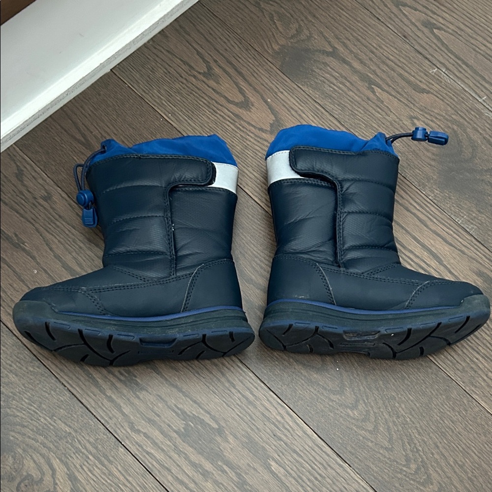 Lands' End Kids Dark Blue Snow Boots